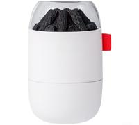 Petit humidificateur USB diffuseur d'air pour chambre à coucher, bureau, plantes, veilleuse silencieuse, 8,6 x 13,7 cm (style blanc)