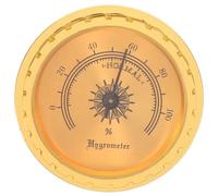 Petit Hygromètre 53mm Encastré pour Boîte à Cigares et guitare | Verre et Métal, Affichage Rond Lisible, Mesure Précise pour Bocaux, Coffrets ou Rangement D’Instrument