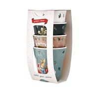 Petit Jour, Gobelets en Mélamine, Set de 4, 220ml, Multicolore, Facettes Décoratives, Pierre Lapin Noël, Pour Boissons Chaudes et Froides, Fêtes de Fin d'Année