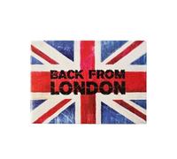 Petit magnet métallique Londres
