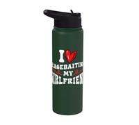 Petit marrant, amour, provocation, petite amie, humour Stainless Steel Insulated Water Bottle