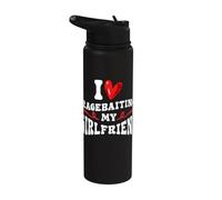 Petit marrant, amour, provocation, petite amie, humour Stainless Steel Insulated Water Bottle