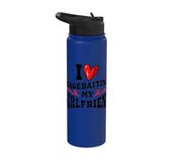 Petit marrant, amour, provocation, petite amie, humour Stainless Steel Insulated Water Bottle