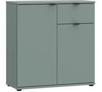 Möbelvertrieb FORTE Buffet GANYMEDE 2 portes 1 tiroir Sauge 80,1 x 34,1 x 82,3 cm