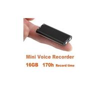 Petit mini enregistreur vocal numérique avec lecteur flash usb de 16 go et fonction mp3