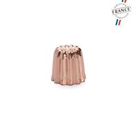Petit moule cannele bord. cuivre ø 45