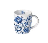 Petit mug fleurs bleues traditionnelles