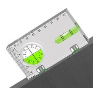 Petit niveau - Règle de mesure compacte | Niveau à bulle de contrôle,Pour Construction Ingénierie Agencement Encadrement Meubles Ébénisterie Menuiserie Atelier Queues D'