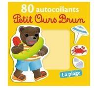 Petit Ours Brun, La Plage - 80 Autocollants