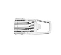 Petit outil multifonction - 13 en 1 en acier inoxydable avec support de téléphone, décapsuleur pliable en plein air pour camping, randonnée et réparation de vélo