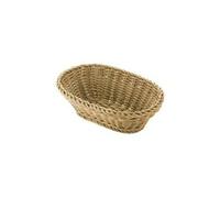 Petit panier a pain ovale beige 23,5 x 16 x 6,5 cm -