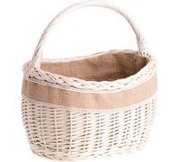 Petit panier à provisions en osier, crème rétro Panier cadeau