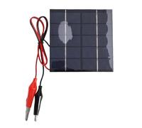 Petit panneau solaire avec clip métallique 1,5 W en silicium polycristallin chargeur de panneau solaire portable pour bricolage jouet électrique conception de charge solaire