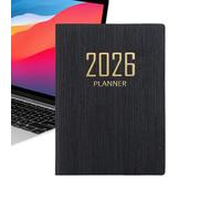 Petit planificateur 2026, format A7 en anglais, calendrier de 365 jours avec pages quotidiennes, organiseur compact, planificateur d'horaire avec utilisation facile, travail, école, université