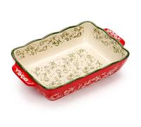 Petit plat à gratin, plat à gratin en céramique, plat à 1-2 personnes, plat de cuisson avec poignées en céramique, petit four pour lasagnes, tiramisu, plat de cuisson