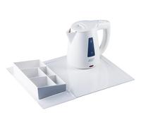 Petit plateau(1 pièce) thé ou café - accessoires Hotel - modèle ZEN LINE II Service Tray, BLANC - ref 866887
