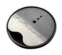 Petit plateau à thé Kung Fu rond en céramique avec drainage(B,26cm)
