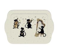 PETIT PLATEAU DE SERVICE INDIVIDUEL BUG ARTS CHAT MUSIQUE - KIUB