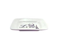ENESCO Petit porte savon en céramique Paris BLANC G