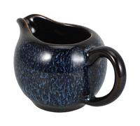 Petit Pot à Lait en Céramique, 13,3x8,2x7cm, Bec verseur | Porcelaine Émaillée, Poignée Pratique, Format Compact, Service sans Gouttes pour Café, Thé, Sucre ou Ketchup