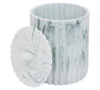 Petit poubelle MARBY avec un aspect marbré, 5 litres