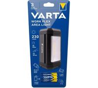 Petit projecteur-VARTA-Work Flex Area Light-230lm-Idéal pour le bricolage-orientable-aimanté-crochet-IP54-3 Piles AA incluses