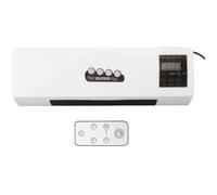 Petit radiateur à économie d'énergie, radiateur électrique portable, radiateur de salle de bain et de chambre [type tactile] blanc