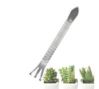 Petit râteau en métal, râteau de jardin pour le jardinage - Râteau à main de jardin Râteau à main polyvalent en acier inoxydable,Outils de jardinage portables, outils à main ergonomiques, râteaux à ma