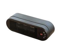 Petit Réchauffeur électrique portable à deux vitesses | Chauffage d'air électrique silencieux pour chambre à coucher salle de bain garage table voiture camping-car tente camping