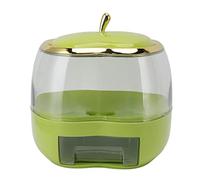 Petit récipient de riz vert de 5000ml, boîte hermétique de stockage des aliments secs, distributeur pour la cuisine, Organization des céréales et des haricots (S Vert)