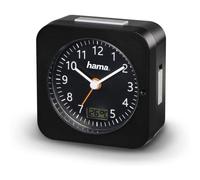 Petit réveil avec lumière et églage Automatique de l'heure noir