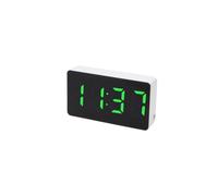 Petit Réveil - Horloge Numérique - Convient comme Réveil pour Enfants - Chambre à Coucher - Gradation Automatique - 3 Alarmes - Affi
