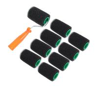 Petit Rouleau à Peinture Murale pour Pâte de Réparation de Mur DIY | Poignée Antidérapante Confortable, Plastique et Éponge, Crée des Motifs Précis, Usage Professionnel