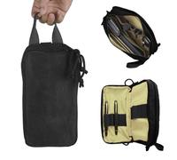 Petit sac à outils EDC - 24 x 12 x 6 cm - En tissu ciré imperméable - Pour système Molle, sac à dos et travail