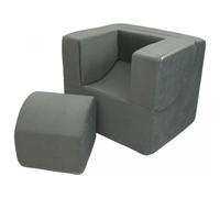 Petit siège pliable junior gris