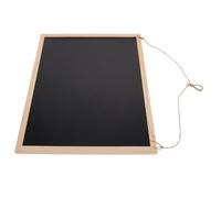 Petit Tableau Noir en Bois 30x40 Cm, Mural, sans Aimant | Ardoise Réutilisable, pour Menus et Annonces, Grosse Zone D’écriture, Noir