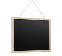 Petit Tableau Noir Mural en Bois, Ardoise Suspendue Simple Face Vintage | Surface Lisse Réutilisable, Cadre Classique, Ficelle Suspendre Pratique, pour Messages, Menus, Jardins, Entrées et Événements
