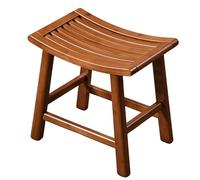Petit Tabouret de Marche en Bambou, Tabouret d'une Marche Antidérapant for Adultes, Portable et Robuste, Repose-Pied for Chambre, Salle de Bain, Cuisine(Natural,H30cm/11.8in)