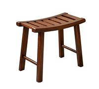 Petit Tabouret de Marche en Bois, Tabouret d'une Marche Antidérapant for Adultes, Portable et Robuste, Repose-Pied for Chambre, Salle de Bain, Cuisine(H34.5cm/13.6in)