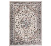 Petit Tapis d'Orient - BLANC BEIGE CRÈME - Motif Persan Traditionnel et Oriental - Tapis de Salon Ultra Doux - " AYLA " - 120_x_170_cm