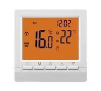 Petit thermostat intelligent - Thermostat mural, thermostat programmable robuste | Contrôleur de température à écran LCD, thermostat alimenté par piles pour un contrôle précis de la température dans