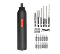 Petit tournevis électrique avec batterie de 1500 mAh et vitesse de 230 tr/min pour projets de maison, équipement de réparation à domicile