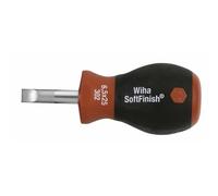 Petit tournevis plat Stubby, manche bi-matière - 5.5x25 - 26965 WIHA