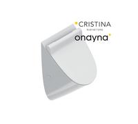 Petit urinoir tonalita ceramique blanc avec abattant - CRISTINA ONDYNA URHZ3254