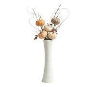Petit vase à bourgeons en céramique conique moderne à tige unique - Vases de fleurs modernes en céramique - Décoration d'intérieur - Centre de table floral pour arranger des bouquets, mariage et