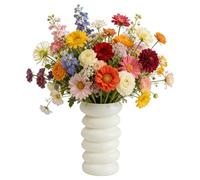 Petit vase en , récipient décoratif moderne - vases à fleurs, pour bouquet, maison, table à manger, ferme, chambre à coucher, bibliothèque, mariage