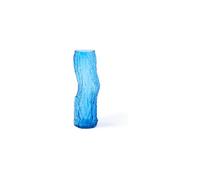 Petit vase en verre bleu Tree Log