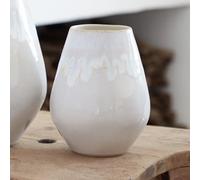 Petit vase oeuf Costa Nova Brisa Blanc 11,7x14,7 cm/0,87