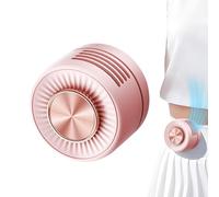 Petit ventilateur à clipser - Mini ventilateur de refroidissement rechargeable à 3 vitesses, souffleur d'air portable réglable à 360°, dispositif de ventilation compact alimenté par batterie | Camping