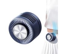 Petit ventilateur à clipser - Mini ventilateur de refroidissement rechargeable à 3 vitesses, souffleur d'air portable réglable à 360°, dispositif de ventilation compact alimenté par batterie | Camping